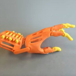 main artificielle 3d