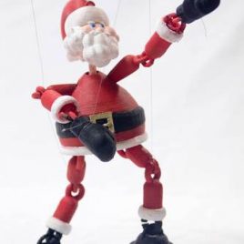 marionnette pere noel