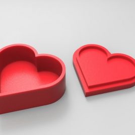 boite forme coeur