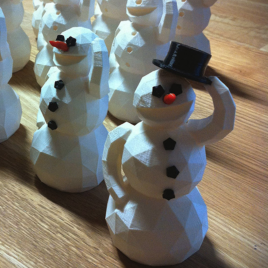 Bonhomme de neige 3D design