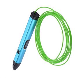 KKmoon DIY 3D Stylo Pen Imprimante à Peindre Impression Filament Entrée OLED Ecran + 9M * 1.75mm PLA Filament (Couleur Aléatoire), Cadeau Idéal pour Enfants