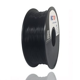 HICTOP Imprimante 3D 1.75mm ABS Filament – 1 kg bobine (2,2 lb) – Précision dimensionnelle +/- 0,05 mm (Noir)