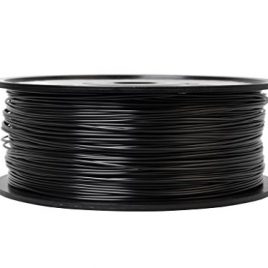 PLA Filament pour imprimantes 3D thermique 1KG 1,75mm – Compatible avec Makerbot, Ultimaker, Reprap, Solidoodle, Wanhao, Flashforge et bien plus (Noir)