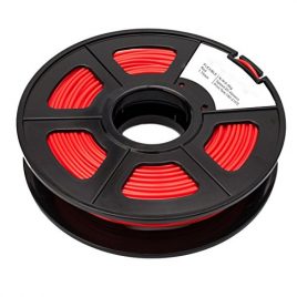 SODIAL(R)Nouveau Flexible Elastic PLA 1.75mm filament d’impression 3D – 0.5kg Spool (1.1 lbs) – Precision dimensionnelle +/- 0.03mm (rouge)