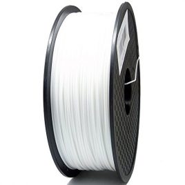 Sienoc 3,00 mm 3D Printer imprimeur PLA Filament 1KG Bobine de fil plastique (Blanc)