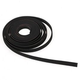 WEONE Timing caoutchouc noir 2M RepRap GT2 Rubber Belt 6mm large 2mm pitch 2GT pour imprimante 3D RepRap Rostock Prusa Mendel