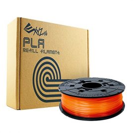 Bobine recharge de filament PLA, 600g, Orange Clair pour imprimante 3 D DA VINCI 1.0PRO – 1.0A – 1.0AiO – 2.0A – 1.1 PLUS – Super