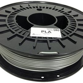 German RepRap 100254 Acide polylactique (PLA) Argent 750g matériel d’impression 3D – Matériaux d’impression 3D (750 g, 3 mm)