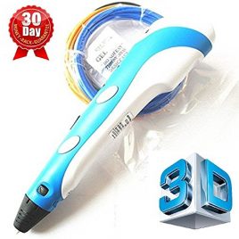 3D Stylo d’impression, artisanat 3D décorateur maison pour amateur de modèle graffiti enfant avec 2bags filament gratuit