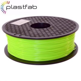 Plastfab – Filament PLA + Vert Fluo 1KG 1.75 mm – PLA renforcé – Marque Française
