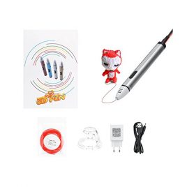 LOPOO 3D Stylo Imprimant Basse Température 4ème Génération Intelligent 3D Stylo Stéréoscopiques Impression à PCL Filament Consommables LED Petit Ecran USB Charge 3D Griffonnage Stylo Art Création Dessin DIY 3D Pen avec Station de Stylo Livre à Dessin