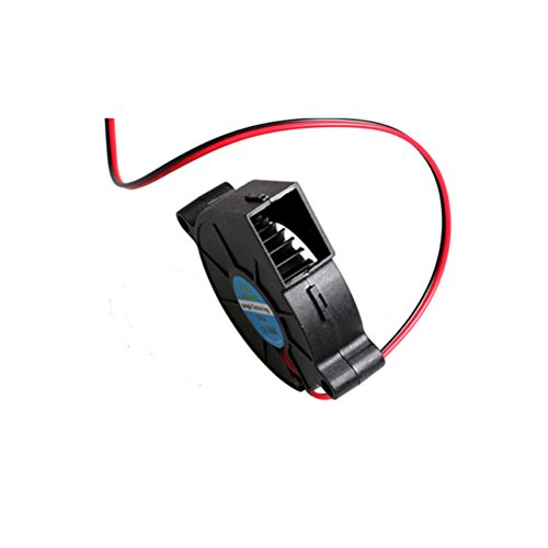 UEETEK Imprimante 3D Refroidissement Ventilateur DC 12V pour Radiateurs Dissipateur de Chaleur Noir