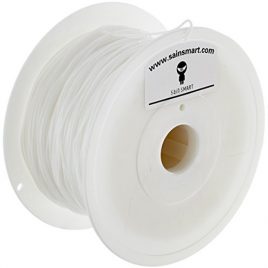SainSmart TPU Flexible Imprimante 3D Filament, diamètre 1,75 mm, diamètre Capacité 1 kg Blanc