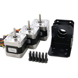 Beautystar 3 pcs Nema17 Moteur pas à pas pour imprimante 3d 1,8 ° 42 Moteur 42bygh 1.7 A Moteur pour CNC Xyz