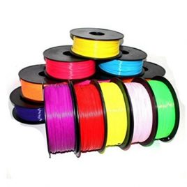Mushy® 1.75mm Imprimer Filament ABS Modeling Stéréoscopiques Pr Stylo à L’impression 3D Dessin Printer Pen Enfant Cadeaux 10Pcs de Différents Couleurs Longueur 10m (Couleur aléatoire)