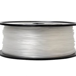 PLA Filament pour imprimantes 3D thermique 1KG 1,75mm – Compatible avec Makerbot, Ultimaker, Reprap, Solidoodle, Wanhao, Flashforge et bien plus (Transparent)