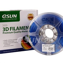 Esun 3d-pla Filament 3 mm 1 Kg-blue, pression Tempe. 190–220 ℃, E. G. pour imprimante 3d Ultimaker, MakerBot, RepRap MakerGear Up, Mendel Huxlep, Thing-o-matic, Builder, Lulzbot-mini, universel
