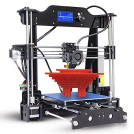 Aibecy TRONXY Imprimante 3D de Bureau Auto-Assemblage DIY Kit, Ecran LCD12864 Cadre Acrylique Haute Précision, Reprap i3 avec Carte TF, Support ABS / PLA / TPU / Bois Filament