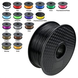 TIANSE Imprimante 3D Filament PLA 1.75 mm 1KG, Noir