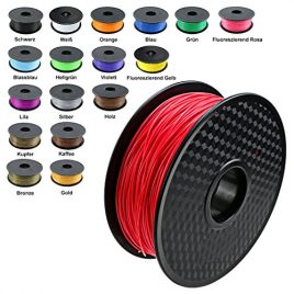 Tianse Bobine de 1 kg de fil rouge pour imprimante 3 D