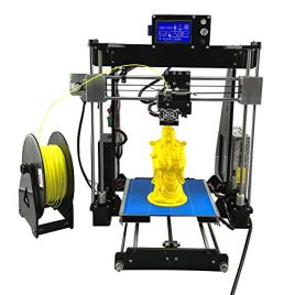 UNICUBIC U1 Haute précision Imprimante 3D, Prusa i3 Ensemble d’imprimante 3D non assemblé DIY, Taille maximale d’impression 210 * 210 * 225mm, Gratuit Filtre gratuit de 0,25 kg, Garantie de 12 mois