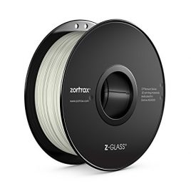 Zortrax Z-GLASS Filament pour Imprimante 3D, 800g Spool, 1.75 mm, Naturel Transparent