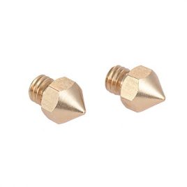 aibecy 5pcs Imprimante 3D en laiton buse extrudeuse Tête d’impression 0,2 mm/0,3 mm/0,4 mm/0,5 mm/0,6 mm sortie pour 1.75 mm & 3 mm filament MakerBot RepRap Prusa I3