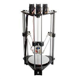 Aibecy Geeetech Rostock 301 Mix Couleur FDM 3D Imprimante Ensemble DIY, Imprimante Triple-couleur 3-en-1 avec Buse de 0,4 mm, Diamètre du Filament de 1,75 mm