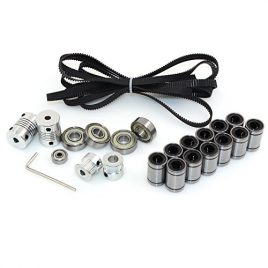 Biqu équipement imprimante 3d RepRap Prusa i3 Mouvement kit 2 metre Gt2 Courroie + 20T Poulie de synchronisation + 608ZZ Roulement + LM8UU Roulement linéaire + 624zz Roulement + Arbre du moteur coupleur