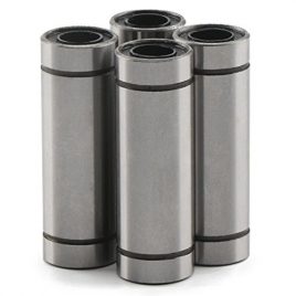 DROK® 4 paquets LM10LUU Roulement linéaire de mouvement 10 x 19 x 55mm Dimension Linear Roulement à roulement de billes Approprié pour l’imprimante 3D RepRap Prusa Mendel CNC Bricolage