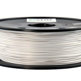 SUN-E esun Flexible Imprimante 3D Filament 1 KG – Natural, Impression biodégradable, diamètre de choix 1,75/3.00 mm, Tempe. 190–260 °C, Bed Tempe. 60–100 °C, universel pour imprimante 3D