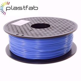 Plastfab – Filament PLA + Bleu 1KG 1.75 mm – PLA renforcé – Qualité premium – Marque Française