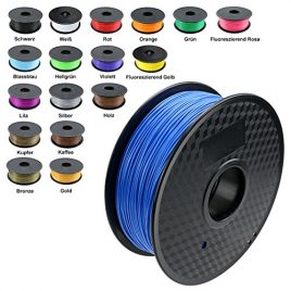 TIANSE Imprimante 3D Filament PLA 1.75mm 1KG, Bleu