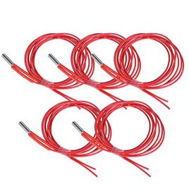 aibecy de tuyau de chauffage pour imprimante 3d reprap prusa I3 Anet 1 m Tube de chauffage du réchauffeur de cartouche de simple Extrémité de 12 V 40 W 6 * 20 mm (1 Pcs)