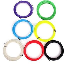 3D Filament Fun Pack – YSSHUI 1,75 mm ABS pour Stylos 3D et imprimantes – 455 pieds linéaires total de 7 couleurs différentes dans 65 Pied Longueurs