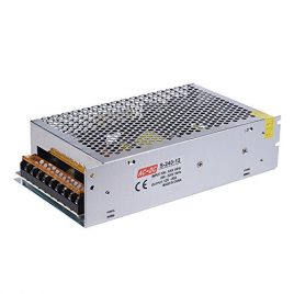 Aibecy AC 110V / 220V à DC 12V 240W 20A Alimentation par Commutation Intelligente, Double Entrée, Surveillance Centralisée, Adaptateur Transformateur pour Reprap 3D Imprimante Kit