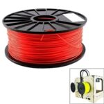 Consommable imprimante 3D Wewoo Filaments d'imprimante 3d fluorescents d'abs rouge 3 millimètres, environ 135m
