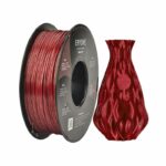 Filament Pla pour imprimante 3D, matériel scintillant parfait, 1kg, 1.75mm, haute qualité, livraison gratuite et rapide,Red Filament,États-unis