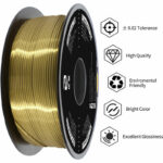 Filament d'imprimante 3D YOUSU Silk Shiny PLA 1.75mm Precision de la soie metallique dimensionnelle +/- 0.02mm Consommables d'impression de bobine de