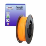Filament d'imprimante PLA 3D - Diamètre 1.75mm - Bobine 1kg - Couleur Orange