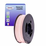 Filament d'imprimante PLA 3D - Diamètre 1.75mm - Bobine 1kg - Couleur Rose Pastel - T3AZUR
