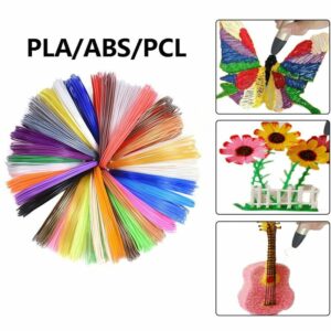 - Filament pour impression 3D ABS/PLA/PCL, recharge, 5-10 mètres pour impression, 1.75mm,5 m/paquets, 10 m/paquets,PLA 10M random color - Fuienko
