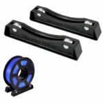 Fuienko - Support de bobine de Filament pour pièces d'imprimante 3D, 2 pièces, tablette en PLA ABS, étagères, fournitures, plateau de siège fixe pour