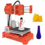 Imprimante 3D EasyThreed pour enfants Mini imprimante 3D de bureau 100x100x100mm Taille d'impression Pas de lit chauffant Impression a une touche