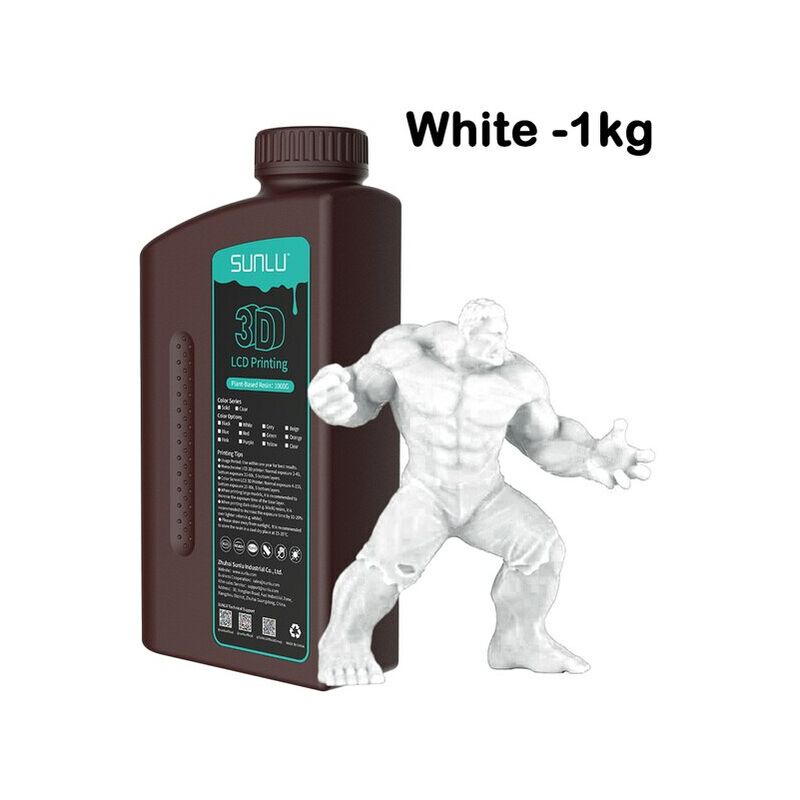 Résine Végétale Anycubic 405nm Pour Imprimante 3D LCD - 500ml - Durcissement Rapide - Odeur Réduite