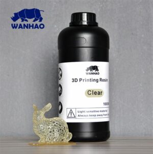 WANHAO CLEAR 1L - Résine pour imprimante 3D LED LCD (SLASH PLUS, Wanhao Duplicator 7, PHOTON ANYCUBIC etc...)