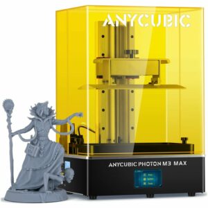 Anycubic - Photon M3 Max Imprimante 3D DLP SLA en Résine Photopolymérisation UV 3D Printer à Haute Durabilité et Impression Silencieuse, Écran