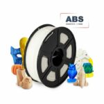 - Filament ABS 3D Non toxique, 1KG, 1.75MM, excellente résistance aux chocs, biodégradable, résistance chimique à l'abrasion,ABS White,GERMANY