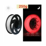 Filament PLA phosphorescent pour impression 3D, impression par Sublimation nocturne, matière plastique, arc-en-ciel, vert, bleu,Red Glow- 250g,CHINA