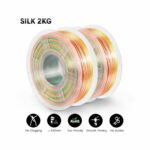 Filament de soie multicolore PLA/PETG, impression 3D, 1.75mm, Compatible avec toutes les imprimantes FDM, livraison rapide, commande en gros,silk